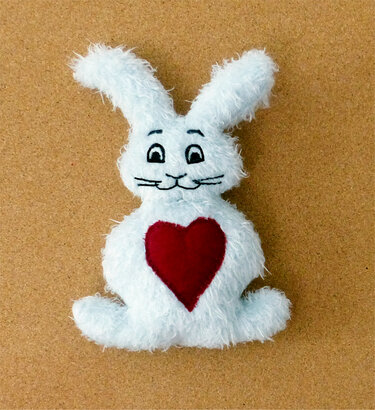 Stickdatei Hase ITH für den Rahmen 13 cm x 18 cm - Sticken