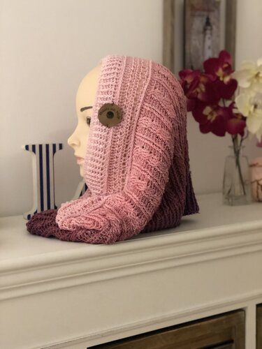 Häkelanleitung Scoodie/Schlauchschal "Princesa" - Bild 4