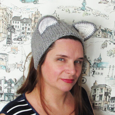 Crochet pattern warm headband