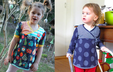 Favorite Tunic Top for girls: EU sizes 56–134 (= 0M to 9 years) - Sewing