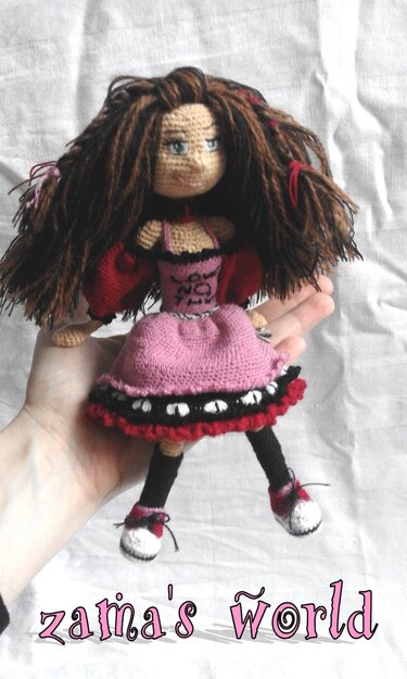 Häkelanleitung Biegepüppchen Valentina Singleheart