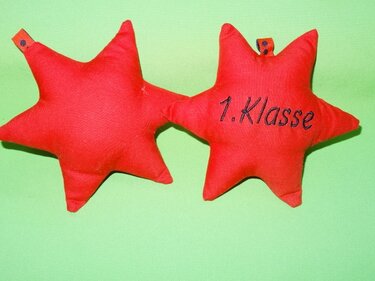 Sterne ITH Stickdatei Kissen Anhänger - Sticken