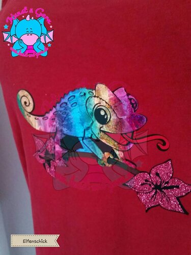 Plotterdatei Chamäleon - Plotting