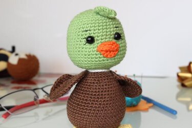 Green Duck Grucky - Crochet