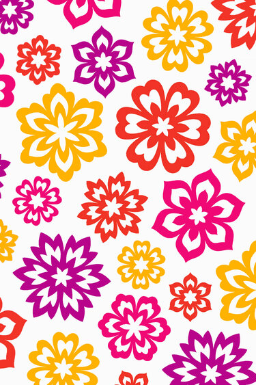 Faltblumen – Bastelvorlagen und Anleitung - Basteln