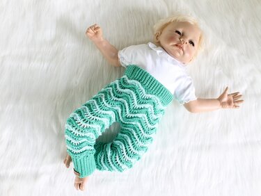 Baby- & Kinderhose "Seaside" (Wellenmuster) - Bild 8