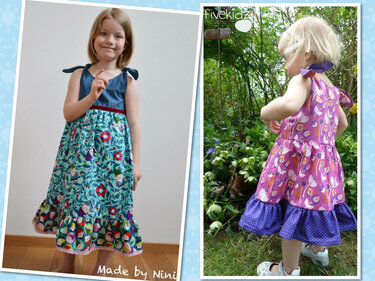 Mädchenkleid *SUNSHINE* von klecksMACS - Nähanleitung / E-Book in PDF