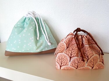 DIY Nähanleitung Kinchakubeutel in 2 Größen - Nähen