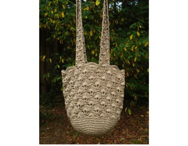 Fan Stitch Bag - PA-128a - Crochet