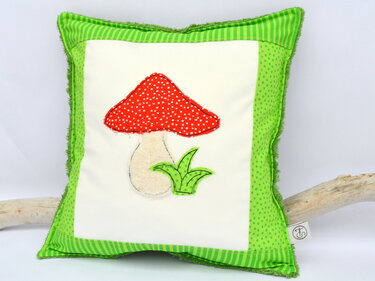 Stickdatei Glück SET Lichterbeutel Anhänger Untersetzer Fliegenpilz - Sticken