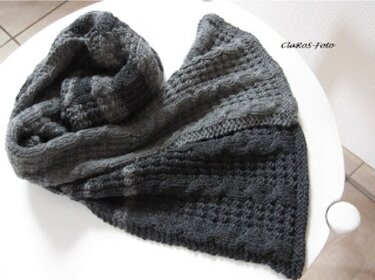 Herren-Strick-Schal "Greyman" - Stricken