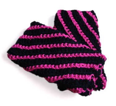 Armstulpen „Rigatelli“ - Häkeln