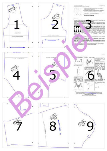 Body Jersey Leotard size 152 (12) sewing pattern