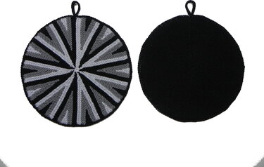 Topflappen Geo-Kreis - Stricken