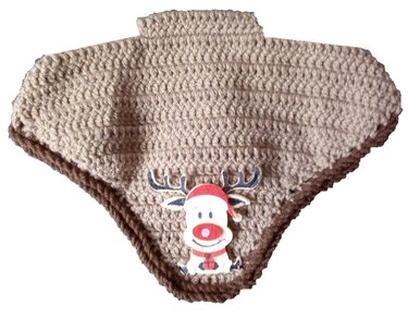 Fliegenhaube Fliegenohren Fliegenmütze "Rehn" - Häkeln