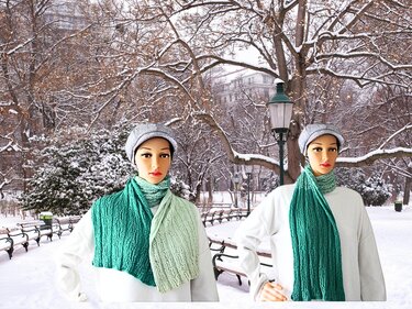 Ryoukei Schal - Eine detaillierte Strickanleitung - Bild 11