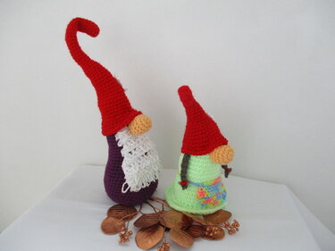 Häkelanleitung Herr und Frau Wichtel