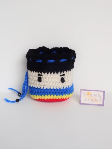 Superboy Pouch- Crochet Pattern PDF- English