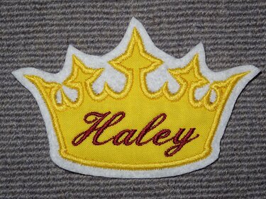 Stickdatei Kronen 2.0 Krone Prinzessin - Bild 4