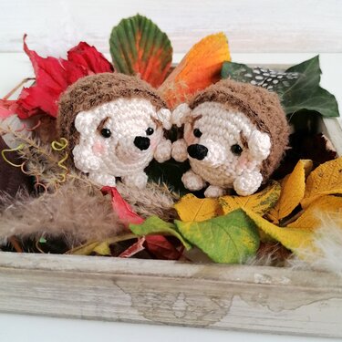 Pattern Amigurumi Ida the hedgehog - Crochet