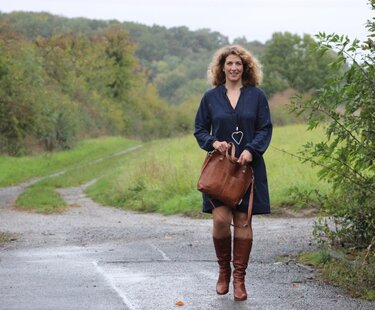 Nähanleitung und Schnittmuster Kleid mit Kellerfalte