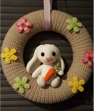 Osterkranz - Häkeln