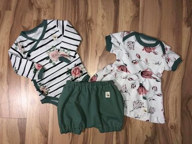 Newborn LOU SET  Gr. 50-92 + gratis Plott-Datei - Nähen