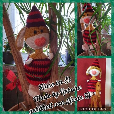 Hase im Ei - Häkeln