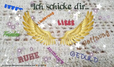 Tischläufer/Tischband "FROHE OSTERN" - Häkeln