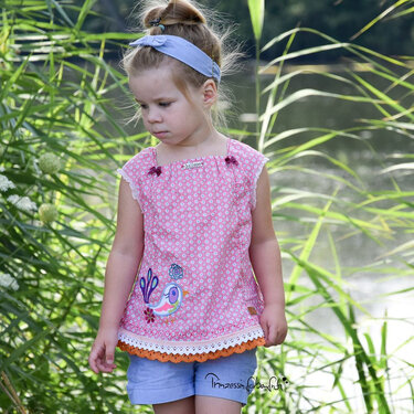 Sommertop Drosia 74-164 Hängerchen Schnittmuster mit Beamerdatei - Bild 5