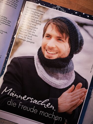 * Stein auf Stein * Spar- Set Mütze und Cowl, schnell gestrickt - Bild 11