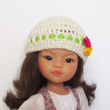 Doll hat crochet pattern