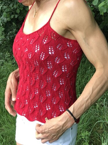 Strickanleitung - Sommertop LEAVES - Größen S, M, L, XL - No.221 - Bild 10