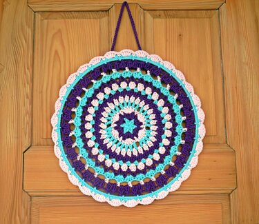 Mandala "Malina" - Häkeln