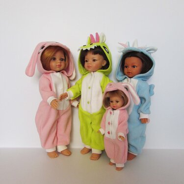 Kigurumi dolls Pattern Paola Reina 13" outfit - Sewing