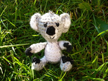 Häkelanleitung Koala Schlüsselanhänger