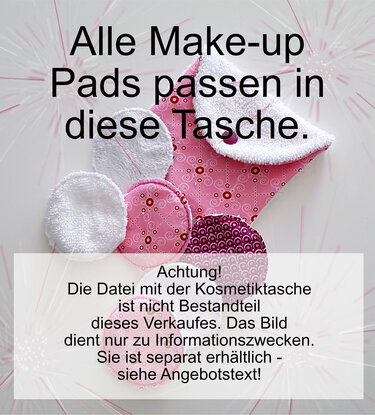 Stickdatei AbschminkPads 13x18, ITH - Sticken