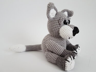 PDF Häkelanleitung Wolf Lupo Wuschel