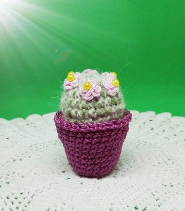 Häkelanleitung Mini-Kaktus