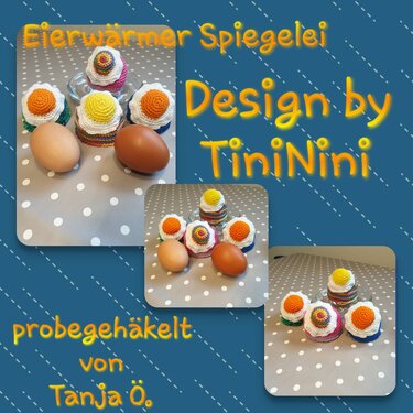 Eierwärmer Spiegelei - Häkeln