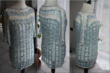 Frühlingspulli in Broomstick - Häkeln