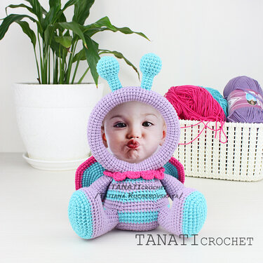 Häkelanleitung “Bilderrahmen SCHMETTERLING” - Bild 5