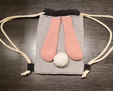Bunny Backpack crochet pattern