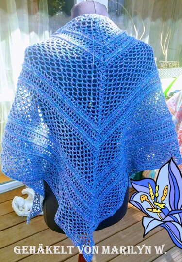 Häkelanleitung Dreieckstuch Lufthauch - Bild 4