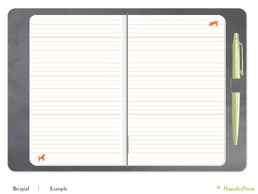 NotE-Book Set Dogs Trend Colors TN B6 Slim N2104 - Crafts