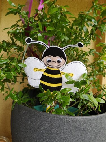 Applikationsvorlage Bibi Bienchen - Nähen