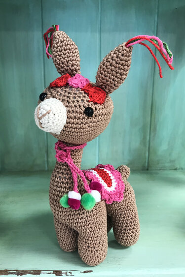 Alfred das Alpaka, Häkelanleitung