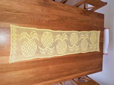 Tischläufer Ananas - Häkeln