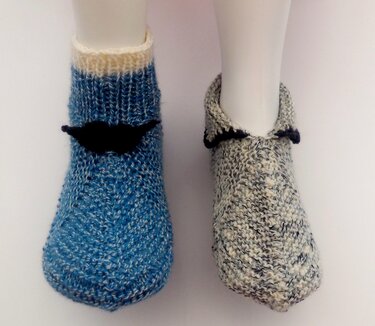 Patchworksocken Mustache - Gr. 40 - 44 - Mr. und Mrs. - Bild 8
