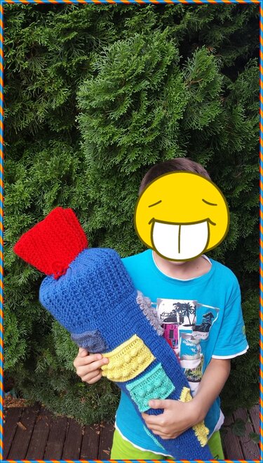 Schultüte oder Nackenkissen "Dänischer Baustein" - Bild 4